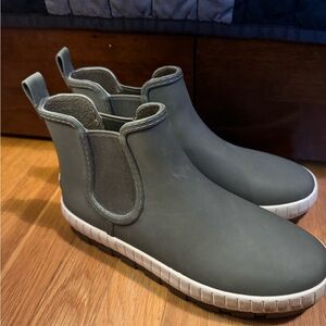 Sperry Torrent Ankle Rainboots Olive Green/Gray